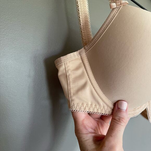 Freya Deco Nude Plunge UW Moulded Cup Bra Size 30DDD Nude Beige Underwire - Picture 11 of 16